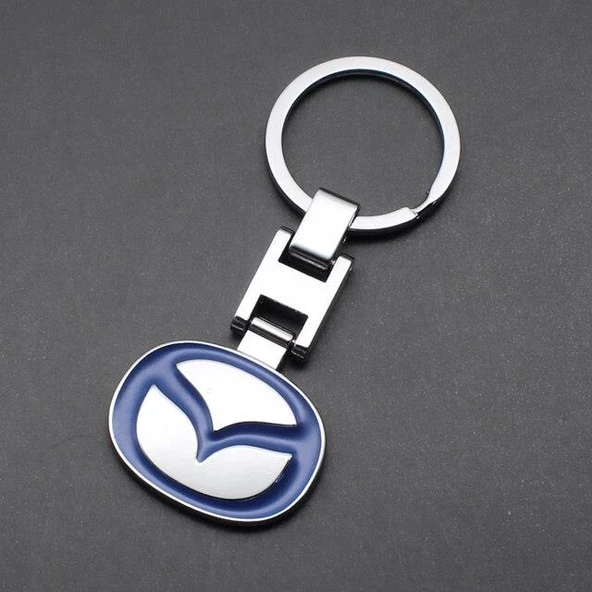 Mazda Logolu Krom Oto Araba Anahtarlık