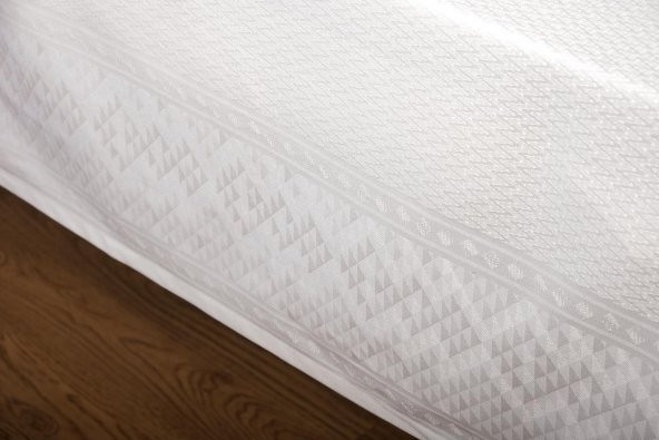 Finezza Ezgi LüxJakar Polycotton Krem Kumaş Masa Örtüsü 160x220 cm - 1271 - 6