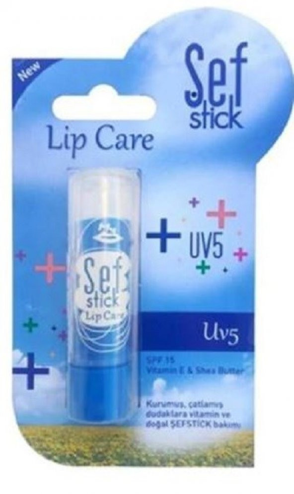 Şef Stick Lip Care Dudak Koruyucu Uv 5 Naturel 8697452308062