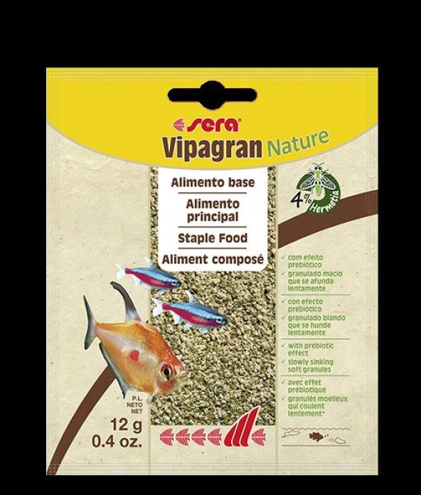Sera Vipagran Granül Temel Balık Yemi 12Gr (Zarf) - 2