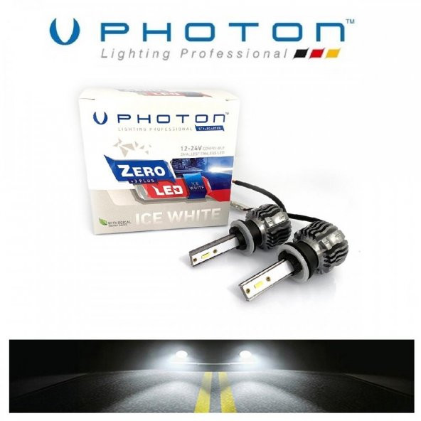 H27 PHOTON Led Xenon Oto Ampul Zero Fansız Beyaz