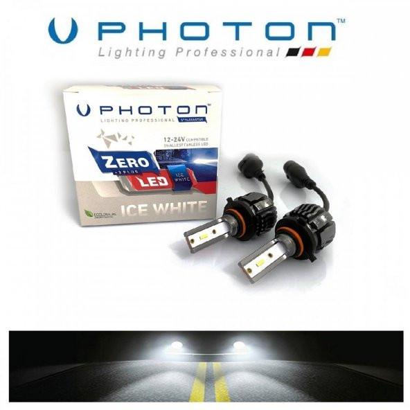 9005 (Hb3) PHOTON Led Xenon Oto Ampul Zero Fansız Beyaz