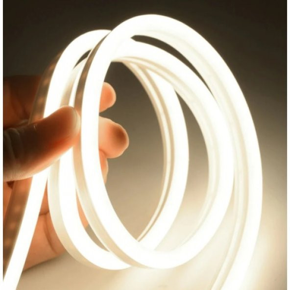 Neon LED Işık 4 Metre 220 Volt Tak Çalıştır Esnek Hortum Şerit LED Aydınlatma - 4