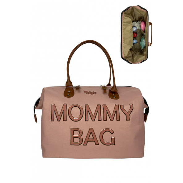 Stylo Mommy Bag 3D Pudra