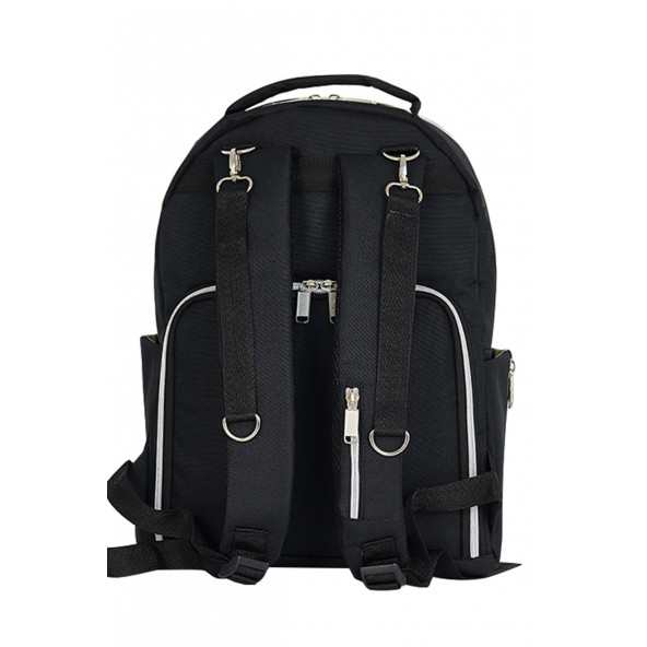 Stylo Duo Backpack Anne Bebek Bakım Sırt Çantası Siyah - 4