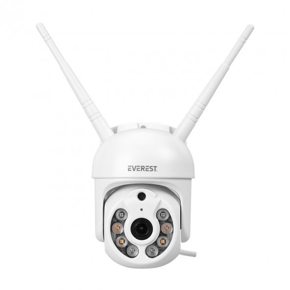 EVEREST EV-PTZ01 2MP LENS 3.6MM HAREKET ALGILAMALI SMART DOME TF KART WIFI IP KAMERA TUYA DESTEKLİ  - 2
