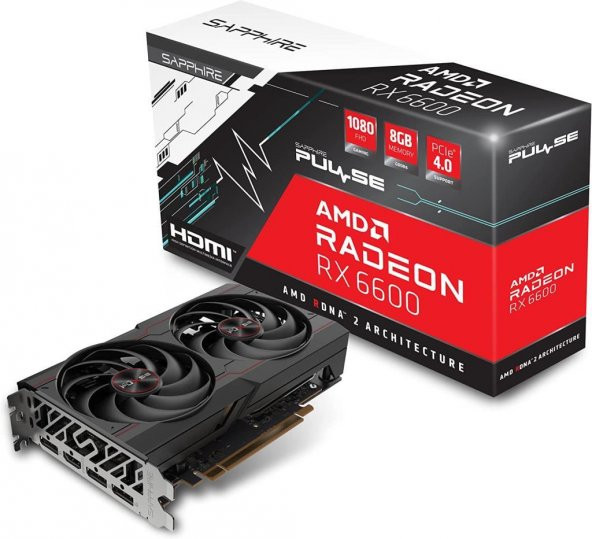 Sapphire Pulse AMD Radeon RX 6600 Gaming 8 GB GDDR6 HDMI - Outlet