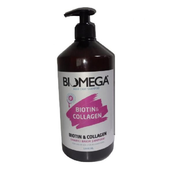 Biomega Biotin&Collagen Onarıcı Bakım Şampuanı 1000 ml