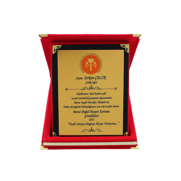 DİJİTAL BASKILI PLAKET