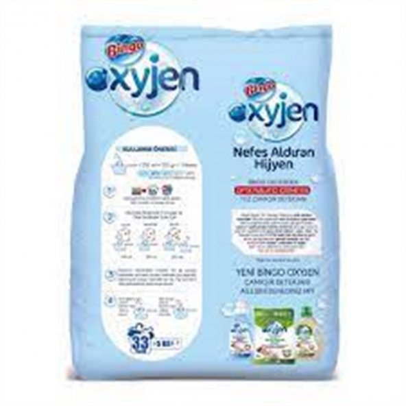 BİNGO OKSİJEN TOZ ÇAMAŞIR DETERJANI 5 KG - 2