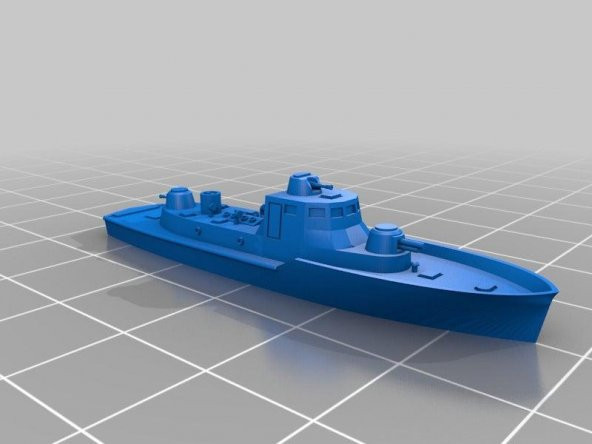 Ijn Ab Tei Nehri Gunboat / Soukou-Tei (1/300) Plastik Aparat