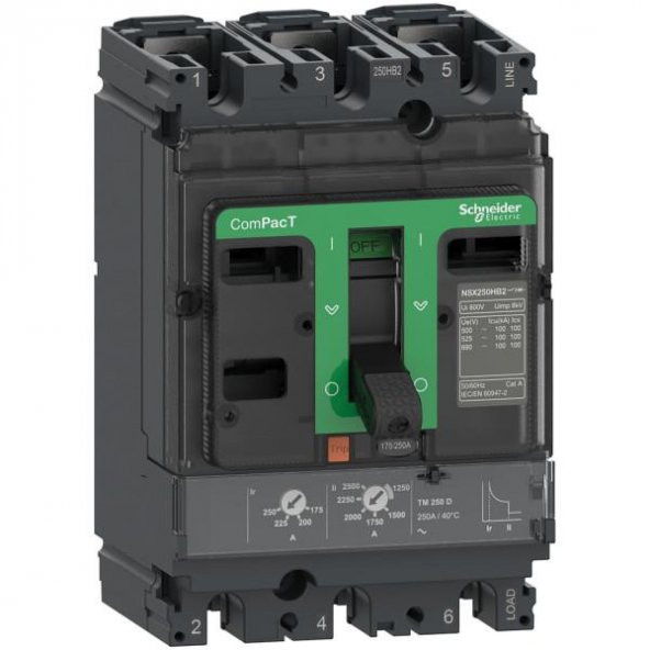 Schneider,70-100A TERMİK MANYETİK ŞALTER 50KA LV429840