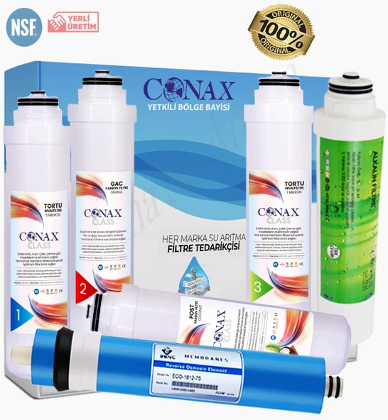 CONAX Class 6 Aşamalı Tak Çevir Filtre Seti BENC Membranlı ürün görseli