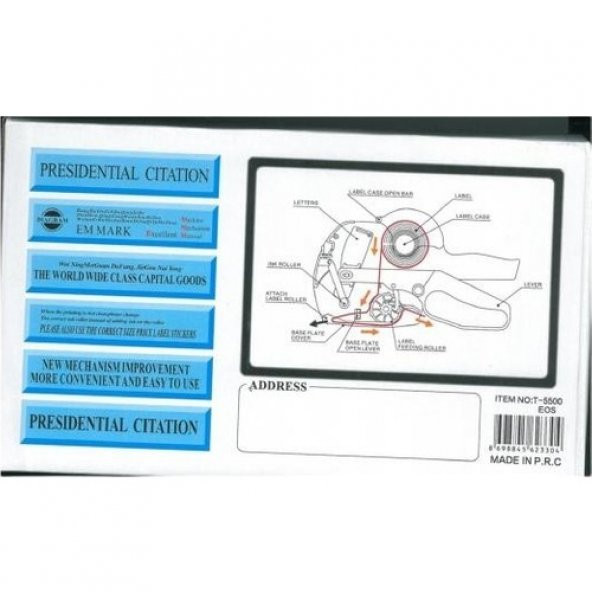 Trix T-5500 EOS Fiyat Etiketleme Makinesi 8 Hane - 2