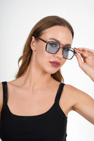 0039 Brown/Blue 54 Juliano Moonlight Güneş Gözlüğü - Resim 5