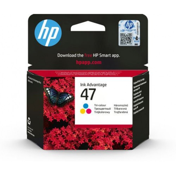 HP 6ZD61AE (47) 3 RENKLİ MÜREKKEP KARTUŞU