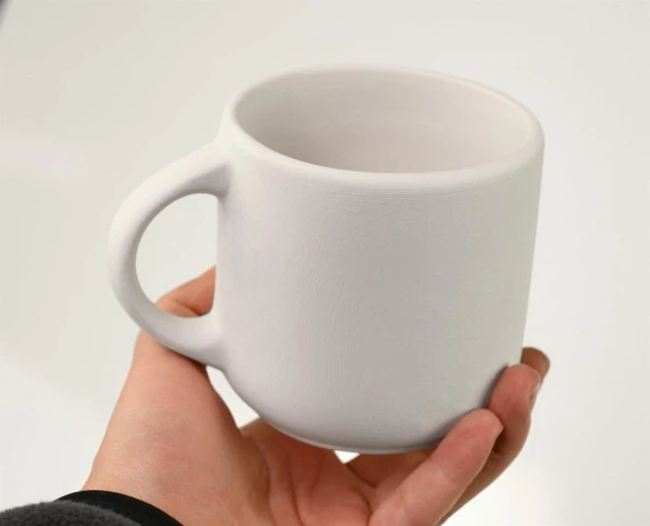 Mina Kupa | Seramik Bisküvi (Ham Ürün) - Resim 3