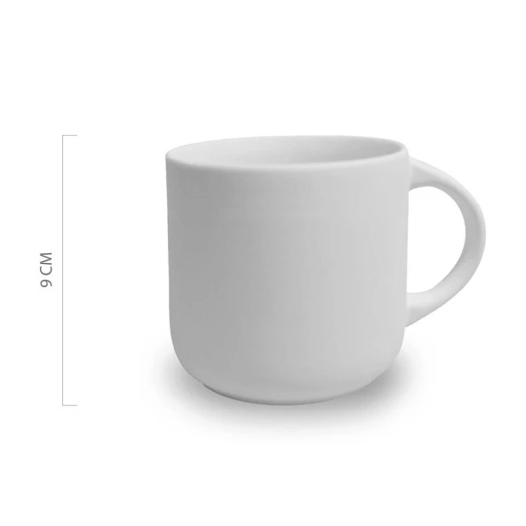 Mina Kupa | Seramik Bisküvi (Ham Ürün) - Resim 4