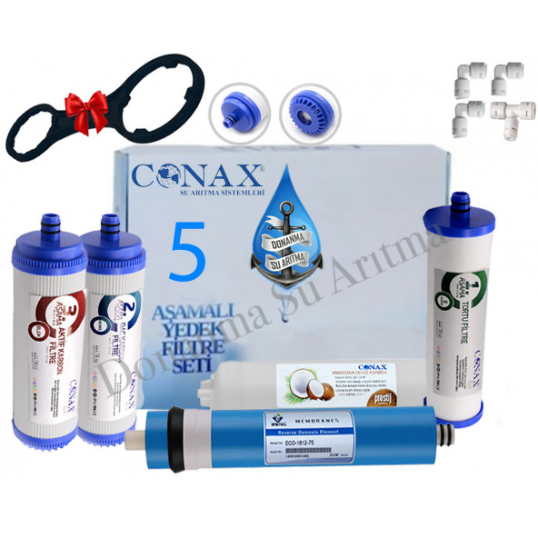 CONAX Gold Special 5 li Yedek Filtre Seti BENC Membranlı