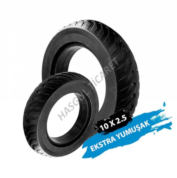 Hsgl Dış Lastik E-Scooter Dolgu Teker 10x250 dolma teker martı e-scooter - 2