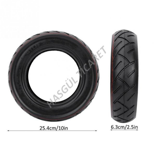 Hsgl Dış Lastik E-Scooter Dolgu Teker 10x250 dolma teker martı e-scooter - 3