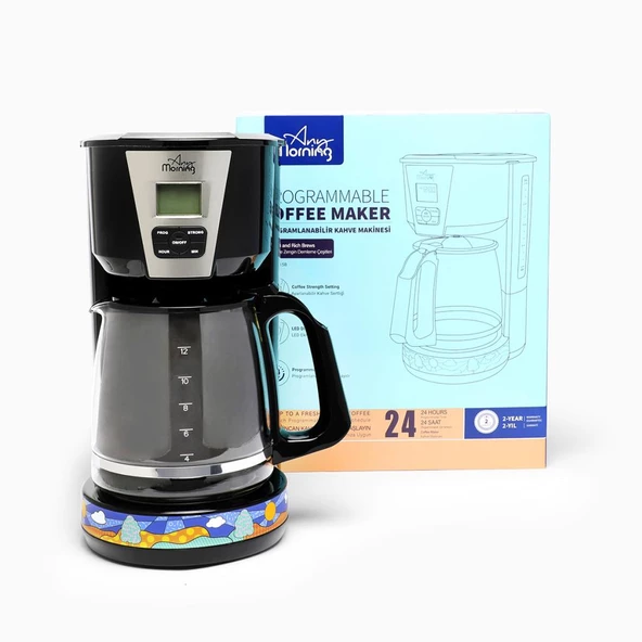 Any Morning Sh21515b Aroma Ve Zaman Ayarlı Lcd Ekranlı Programlanabilir Filtre Kahve Makinesi - 4