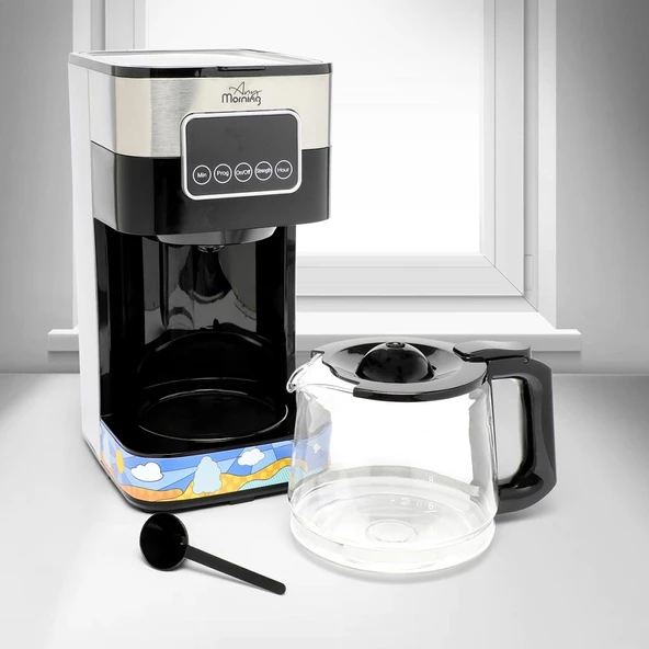 Any Morning SH21615S Filtre Kahve Makinesi, 900 W, 1.5L Kapasite, Zamanlayıcı ve Aroma Seçimi - 6