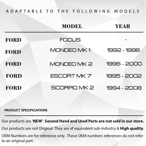 Ford Focus Mondeo Escort için Sunroof Motor Tamir Dişlisi - 2