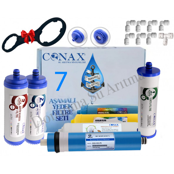 CONAX Gold Special 7 li  Filtre Seti Orjinal BENC Membranlı