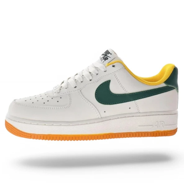 Nike Air Force 1 '07 Low Yellow White Sneaker Spor Ayakkabı CJ6065-501