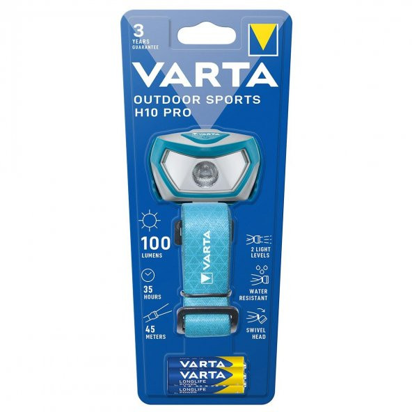Varta 16650 Outdoor Sports H10 Pro Kafa Feneri - 1