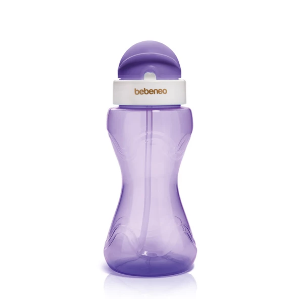 Pipetli Suluk Matara 300 ml - Pratik Kapaklı Pipetli Bebek Matarası - 4