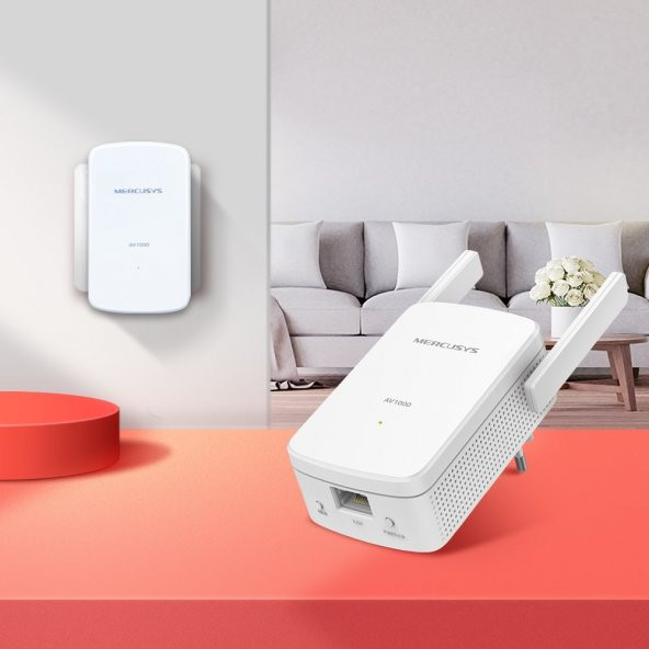 TP-Link Mercusys MP510 KIT AV1000 Gigabit Powerline Kablosuz Wİ-Fİ Kit - 4