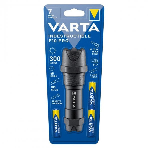 Varta 18710 Indestructible F10 Pro Pilli El Feneri