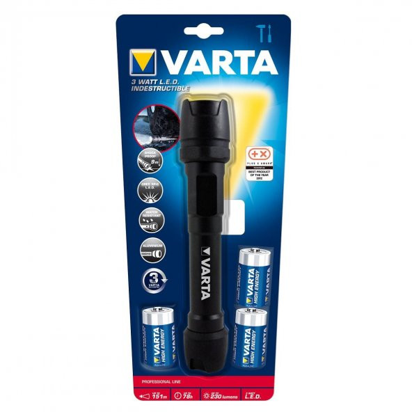 Varta 18702 Indestructible 3W Led Fener