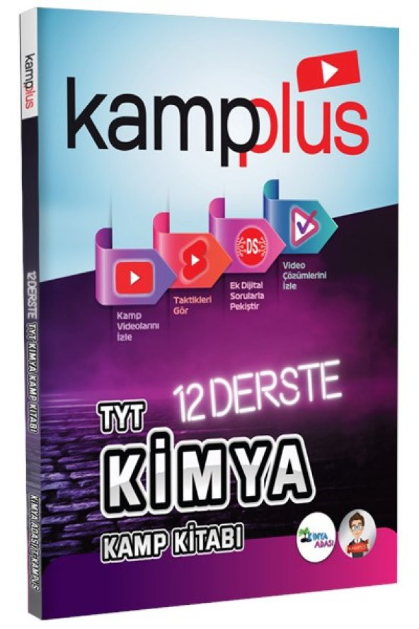 Kampplus 12 Derste TYT Kimya Kampı Video Anlatımlı Kamp Kitabı