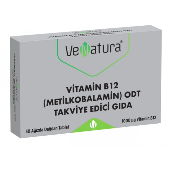Venatura B12 Metilkobalamin 30 Tablet
