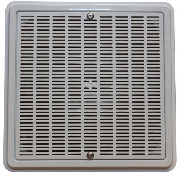 250x250 Kare Dip Emiş Izgarası