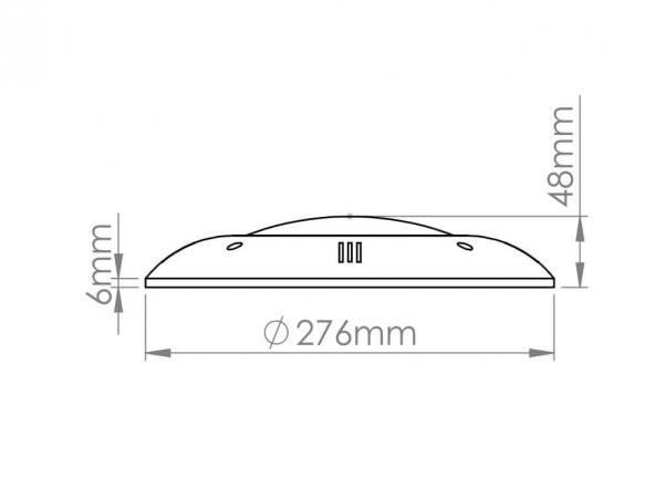 Sıva Üstü Mavi Led Lamba - 2