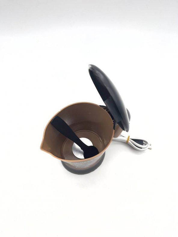 Kettle Elektrikli Mini Su Isıtıcı Kahve Makinesi karıştırıcı kaşık 600 Ml - 4