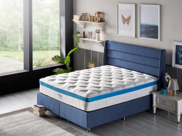 Niron Dry Touch Çift Kişilik Paket Yaylı Lüks Full Ortopedik Yatak 150X200 Cm