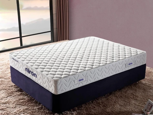 Niron Firm Pocket Çift Kişilik Full Ortopedik Paket Yaylı Orta Sert Yatak 200x200 cm - Resim 2