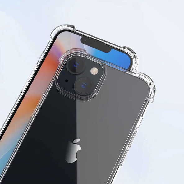 Vendas iPhone 14 Uyumlu ( iPhone 14 ) Wall Serisi Airbag Köşeli Nitro Anti-Shock Silikon Kılıf - 6