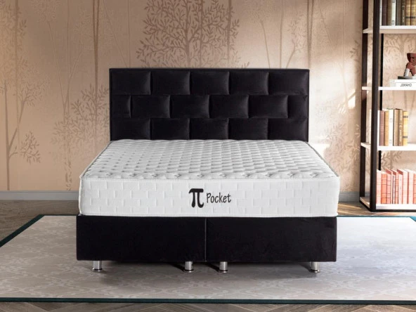 Pinotte Pi Pocket Çift Kişilik Lüks Full Ortopedik Paket Yaylı Yumuşak Yatak 140x190 cm - 6