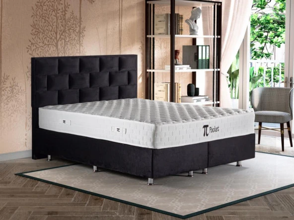 Pinotte Pi Pocket Tek Kişilik Lüks Full Ortopedik Paket Yaylı Yumuşak Yatak 120x200 cm - Resim 6