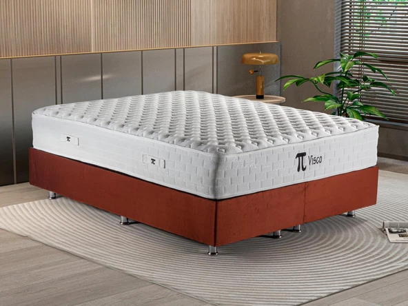 Pinotte Pi Visco Çift Kişilik Lüks Full Ortopedik Pakey Yaylı Yumuşak Yatak 180x200 cm ürün görseli