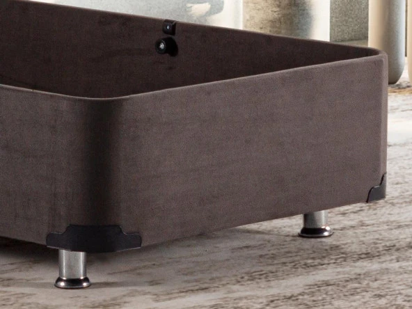 Niron Ela Füme Baza 90x200 Tek Kişilik Baza - Resim 5