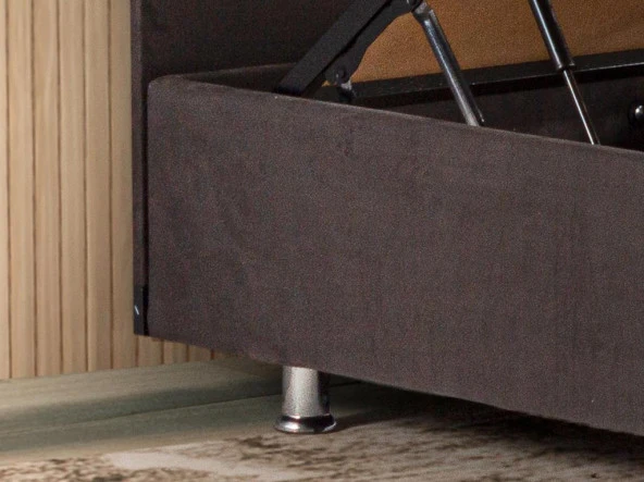 Niron Ela Füme Baza 100x200 Tek Kişilik Baza - 4