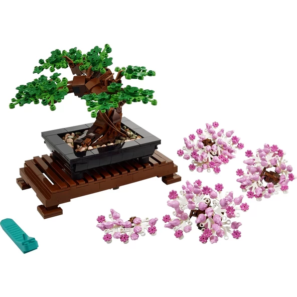 Orjinal Lego Creator Expert Bonsai Ağacı Yetişkinlere Özel Lego Oyuncakları Lego Creator Expert 10281 - Resim 3