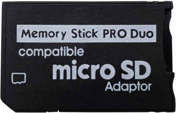 Memory Stick Pro Duo Çevirici Adaptör PSP Hafıza Kartı Dönüştürücü MS Adaptör - 2
